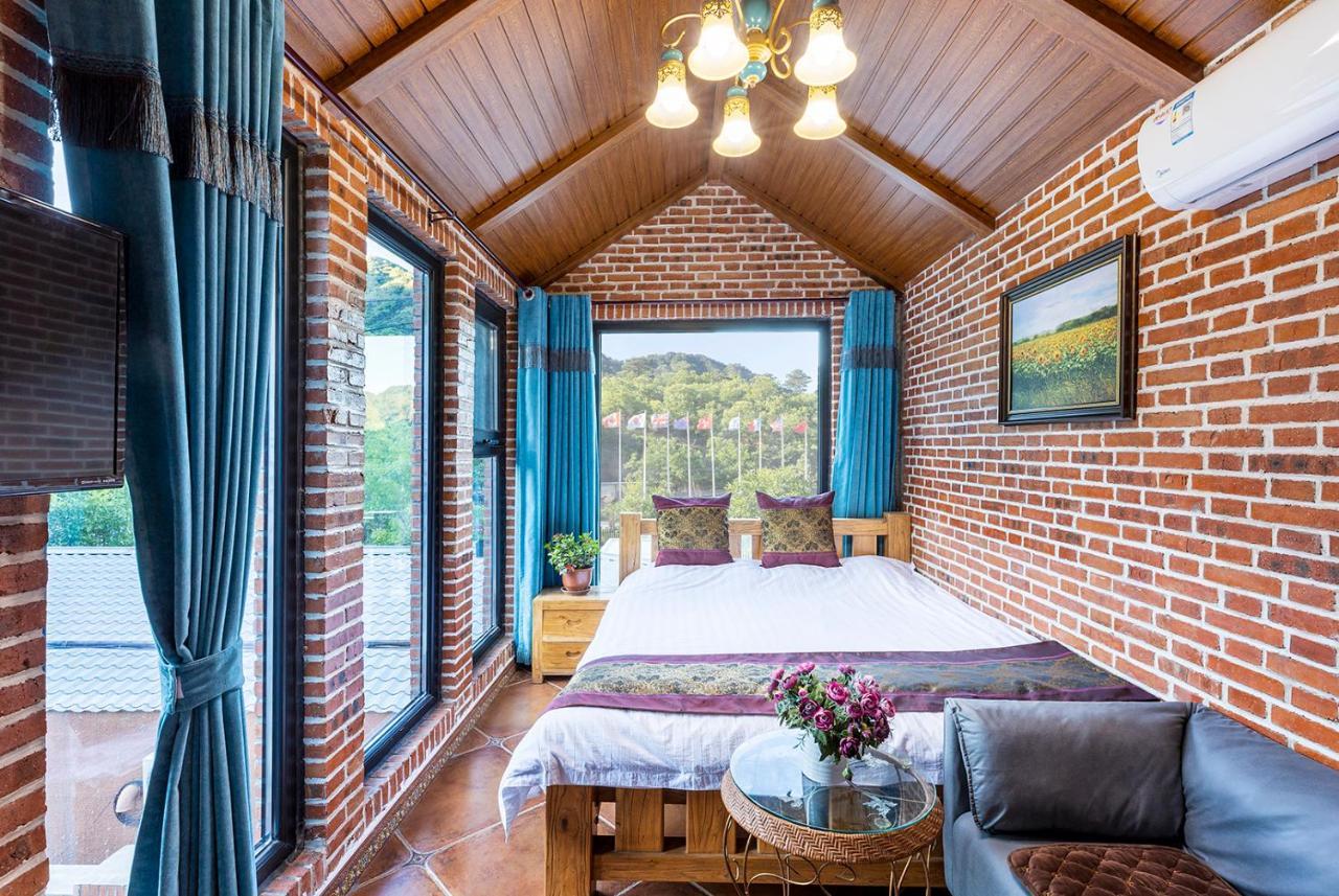 Beijing Mutianyu Great Wall Wangshanyuan Homestay Huairou Eksteriør billede
