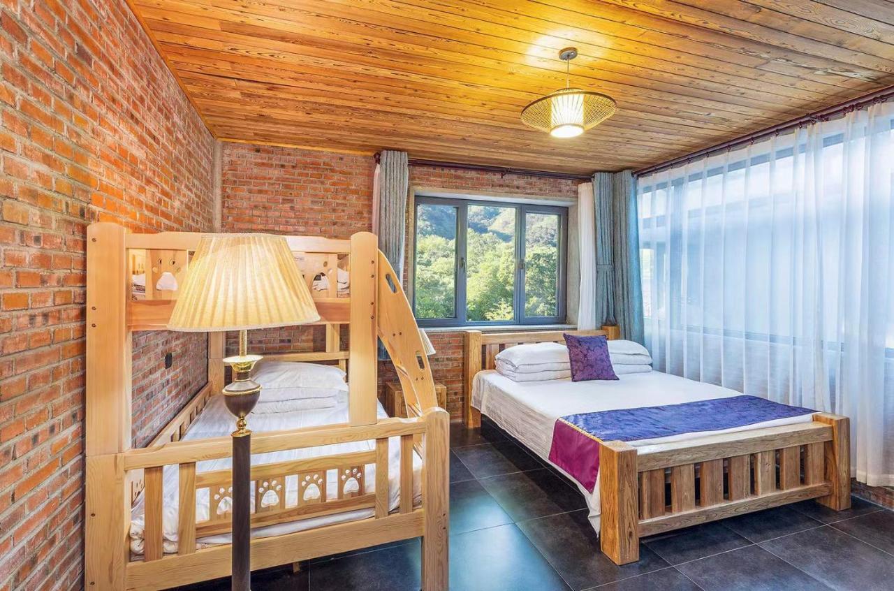 Beijing Mutianyu Great Wall Wangshanyuan Homestay Huairou Eksteriør billede